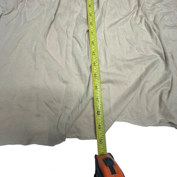 NWT Free People Beach Anytime Midi Long  Sleeve Dress xs in sand - Picture 8 of 15